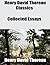 Henry David Thoreau Classics: Collected Essays