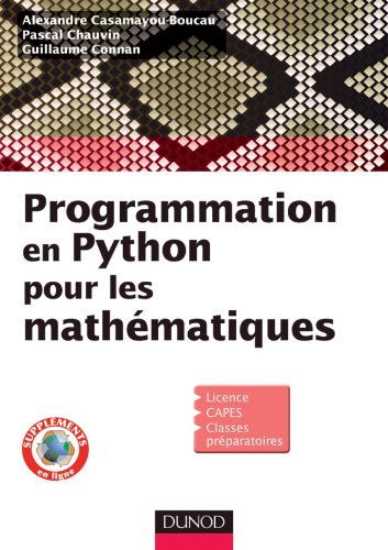 Programmation en Python pour les mathématiques (French Edition)