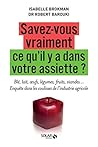 Savez-vous vraiment ce qu'il y a dans votre assiette: Blé, lait, oeufs, légumes, fruits, viandes... Enquête dans les coulisses de l'industrie agricole