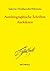 Autobiographische Schriften: Anekdoten