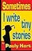 Sometimes I Write Tiny Stories