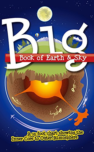 Big Book of Earth & Sky: A 15 Foot Chart Showing the Inner Core to Outer Atmosphere (Paperback)