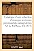 Catalogue d'Une Collection d'Estampes Anciennes Provenant Du ... by Defer