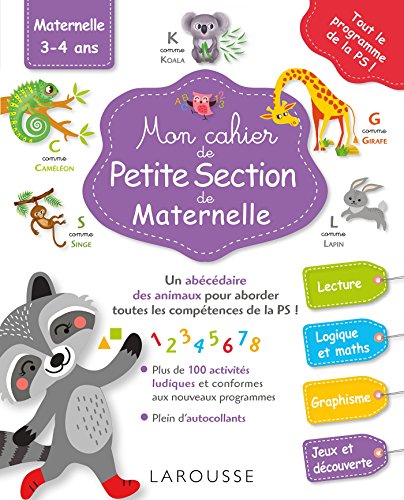 Mon grand cahier Larousse de la maternelle : petite section (Paperback)