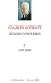 Oeuvres complètes volume X:...