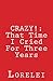 CRAZY!: That Time I Cried F...