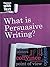 What Is Persuasive Writing? (Raintree Perspectives: Connect with Text)
