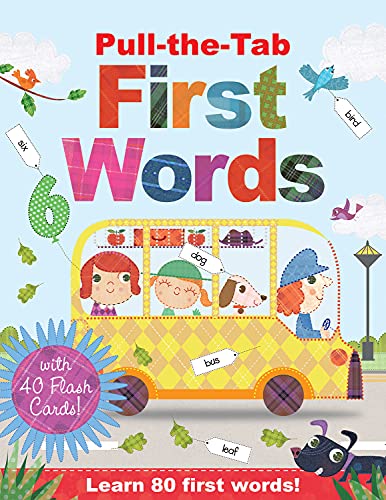 Pull-The-Tab First Words with Flash Cards (Learning Stations)