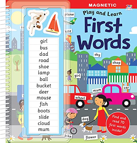 First Words (Wirobound Magnetic Play and Learn)