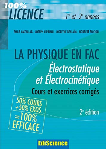 Électrostatique et électrocinétique: cours et exercices corrigés (Paperback)