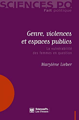 Genres , violences et espaces publics (Paperback)
