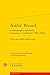 André Pézard, autobiographe, italianiste, romaniste et médiéviste (1893-1984): Pour un profil intellectuel (Civilisation Medievale) (French Edition)
