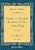Diary of Thomas Robbins, D.D., 1796-1854, Vol. 1 of 2: 1796-1825 (Classic Reprint)
