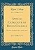 Annual Catalogue of Ripon C...