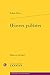 Oeuvres Publiees (Bibliotheque Des Sciences Sociales) by Robert Hertz