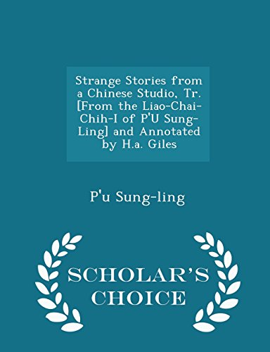 Strange Stories from a Chinese Studio