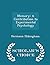 Memory: A Contribution to Experimental Psychology - Scholar's Choice Edition