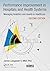 Performance Improvement in Hospitals and Health Systems: Managing Analytics and Quality in Healthcare