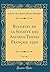 Bulletin de la Société des Anciens Textes Français, 1920, Vol... by Société Des Anciens Textes ...