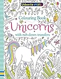 Colouring Book Unicorns with rub-down transfers