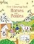 First Colouring Book Horses...
