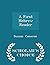 A First Hebrew Reader - Scholar's Choice Edition