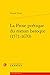 La Prose Poetique Du Roman Baroque (1571-1670) (Romans, Conte... by Suzanne Duval