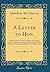 A Letter to Hon.: Charles Sumner, With Statements of Outrages Upon Freedmen in Georgia, and an Account of My Expulsion From Andersonville, by the Ku-Klux Klan (Classic Reprint)