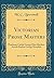 Victorian Prose Masters: Thackeray Carlyle George Eliot Matthew Arnold Ruskin George Meredith (Classic Reprint)