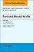 Perinatal Mental Health, An...