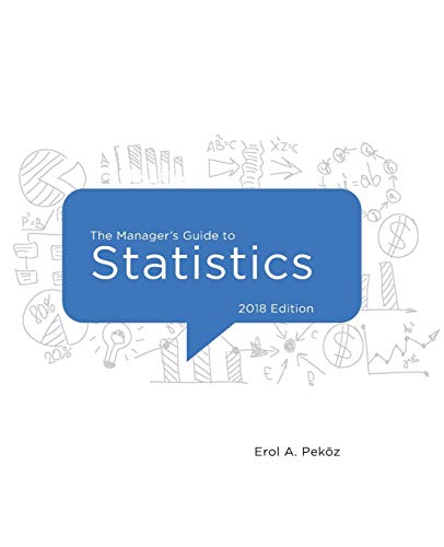 The Manager's Guide to Statistics, 2018 edition (Paperback)