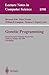 Genetic Programming: Second European Workshop, Eurogp'99, Gteborg, Sweden, May 26-27, 1999, Proceedings