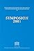 Symposion 2001: Vortrage Zu...