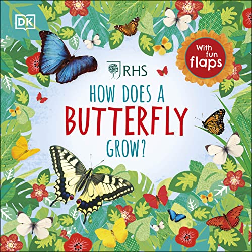 RHS How Does a Butterfly Grow? (Board Book)