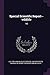 Special Scientific Report--...