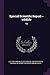 Special Scientific Report--...