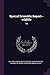 Special Scientific Report--...