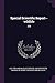 Special Scientific Report--...