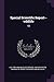 Special Scientific Report--...