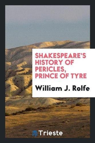 History of Pericles, Prince of Tyre