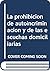 La prohibición de autoincri...