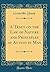 A Tract on the Law of Nature and Principles of Action in Man (Classic Reprint)