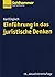 Einfuhrung in Das Juristische Denken (Urban-taschenbucher) (German Edition)