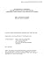 Environment Assessment for ...