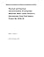 Thermal and Chemical Charac...