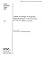 Criteria for Design of Inte...