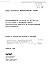 Environmental Fatigue of an...