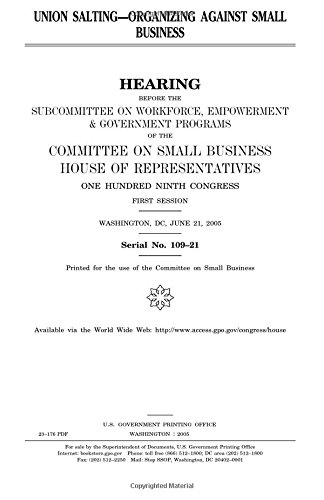 Union Salting--Organizing Against Small Business (Paperback)