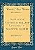 Laws of the University Coll...