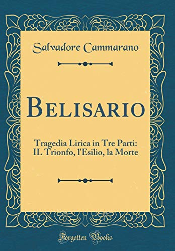 Belisario (Hardcover)